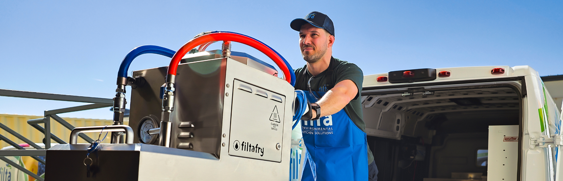 Filta International, part of Franchise Brands. Desktop banner